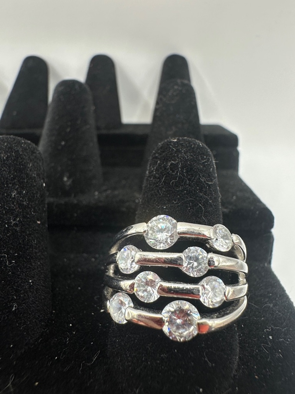 Sterling Silver CZ Ring